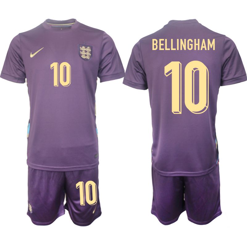 Men 2024-2025 Season England away purple #10 Soccer Jerseys